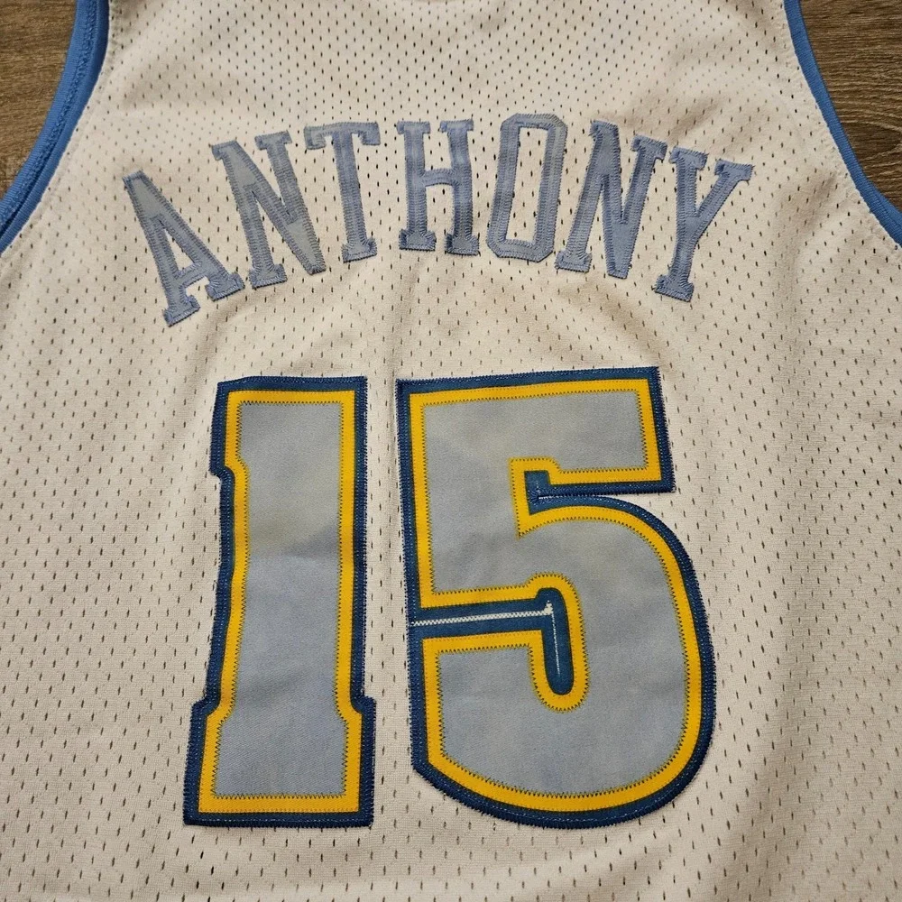 Vintage Nike Carmelo Anthony Denver Nuggets #15 Jersey Mens XXL +2 NBA Stitched